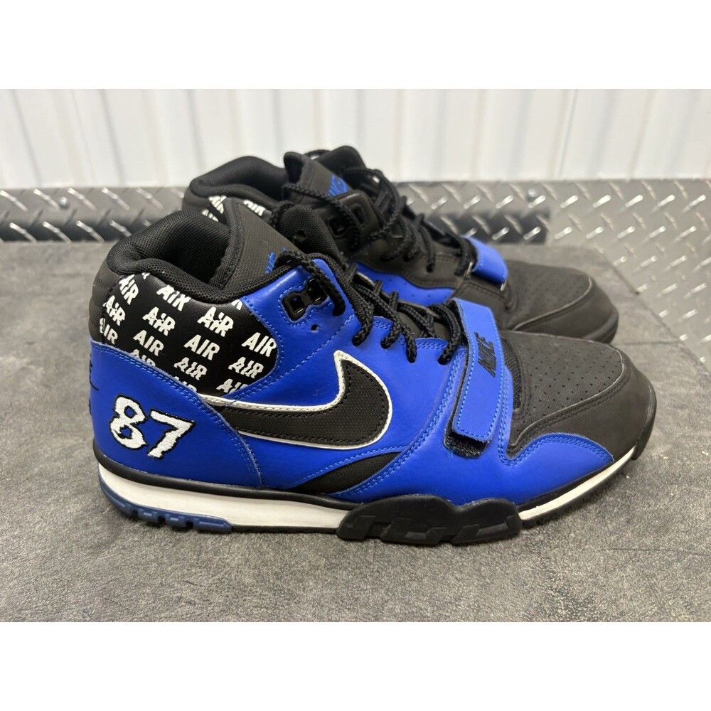 Size 10 - Nike Air Trainer 1 Mid Soa Hyper Cobalt Black-White